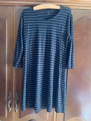 Vestido negro Stradivarius Talla L