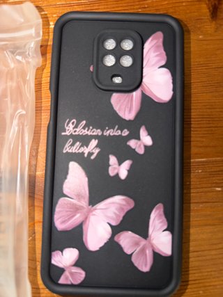 Funda Xiaomi Redmi 9 Pro Mariposas Rosas
