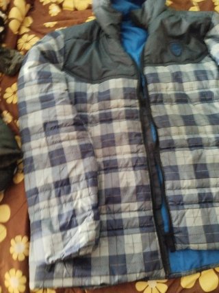 Chaqueta de invierno a cuadros
