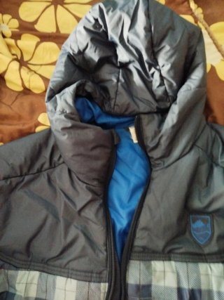Chaqueta de invierno a cuadros