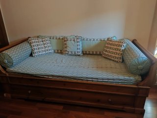 Preciosa cama nido de madera + 2 colchones