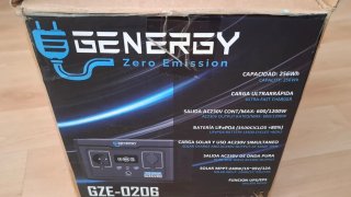 Fuente de energía GENERGY GZE0206 256Wh