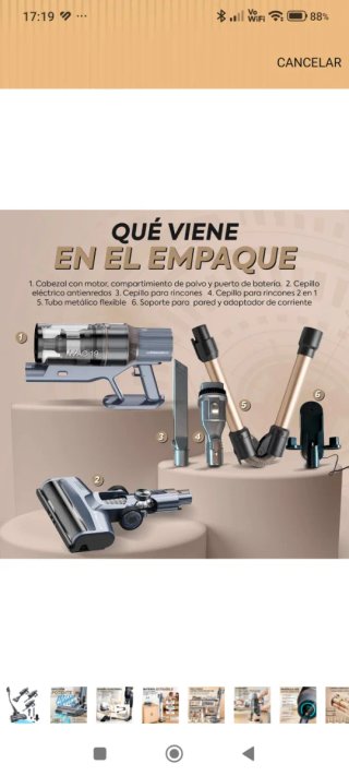Aspirador Potente sin cables Nuevo a estrenar