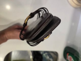 Chanclas ZARA Piel Marrón Oscuro