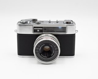 Fotocamera Vintage Yashica Minister III + Custodia