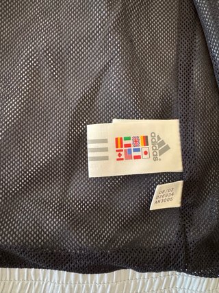 Chaqueta Adidas Vintage Negra y Gris