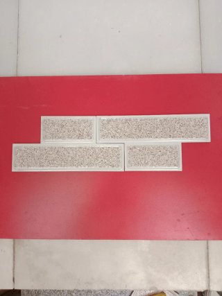 Azulejo tipo T para zócalo de fachada 18 m2