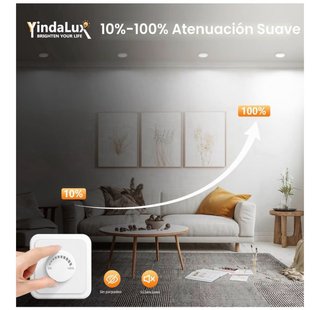 YindaLux LED Interior Ceiling Spotlights, 5W 550LM