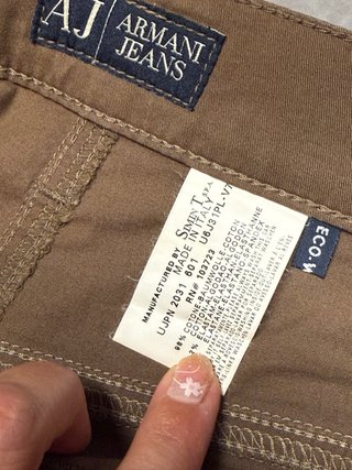 Pantaloni Armani Jeans Uomo Marrone