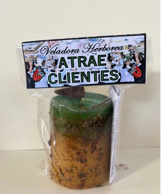 Vela herbórea para atraer clientes.