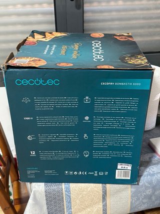 Cecotec Cecofry Bombastik 6000 Freidora Aire