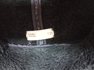 Abrigo mujer negro y gris