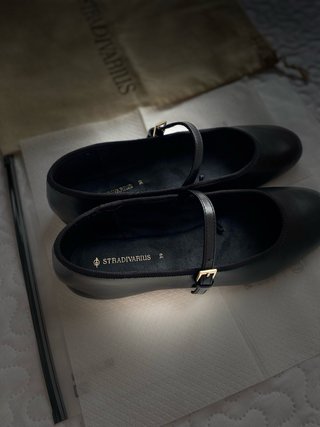 Bailarinas Stradivarius Negras Talla 39