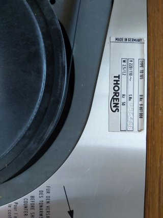 Tocadiscos Thorens TD 165 Vintage Alemania