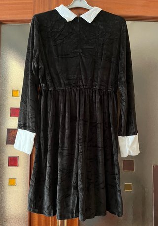 Disfraz, Vestido de Miércoles Addams Mujer T. XL