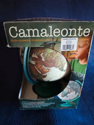 Mappamondo luminoso Camaleonte