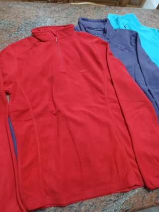 3 Felpe Pile Donna, mix brand, mix colori, tg. S