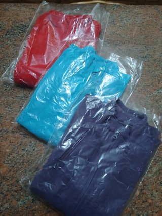 3 Felpe Pile Donna, mix brand, mix colori, tg. S