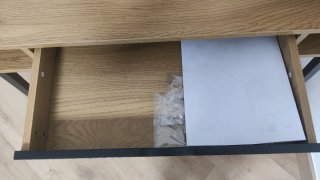 Escritorio ABBETVED Roble Natural 48x120