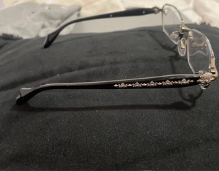 Gafas Chrome Hearts Plata y Negro