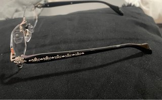 Gafas Chrome Hearts Plata y Negro