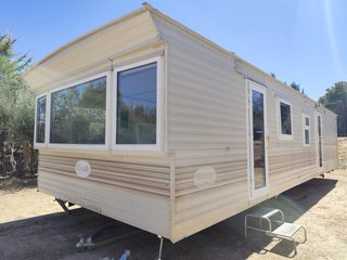 Gran casa móvil 3 dormitorios climalit muy bonita