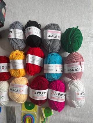 Kit Crochet y Punto con Bolsa Organizadora