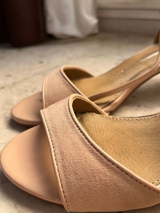 Tacones rosa palo
