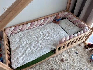 Cama Montessori + Colchón y Accesorios