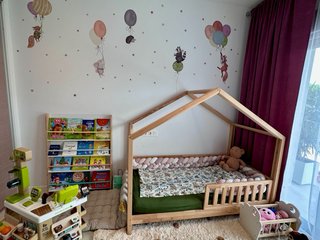 Cama Montessori + Colchón y Accesorios