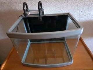 Acuario 50 litros panorámico.