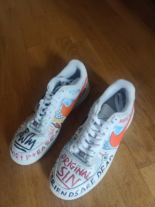 Nike Air Force 1 Custom Graffiti Talla 43