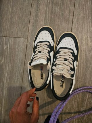 Autry Sneakers Donna Nero Bianco