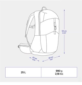 Mochila Quechua MH500 25L Verde Beige