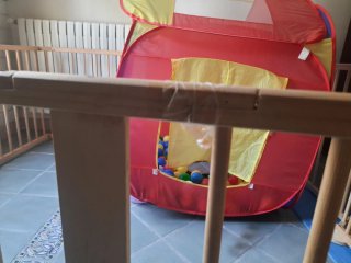 Parque infantil madera GRANDE corral bebe/animales