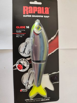 Rapala Super Shadow Rap Glide 16 Señuelo Pesca