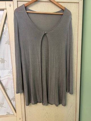 Chaqueta fina El Corte Inglés plateada