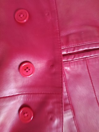 Americana de piel WOODLAND roja Talla M