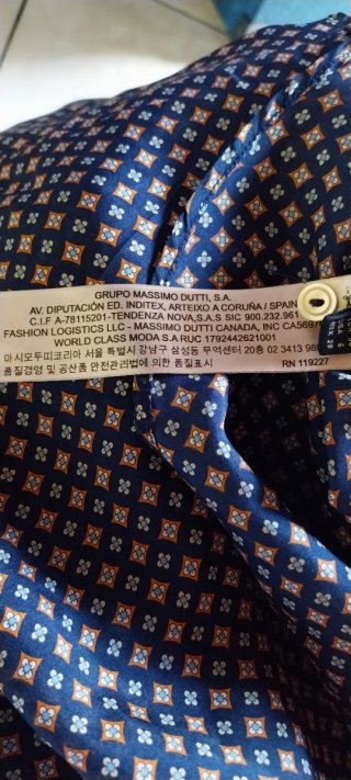 Camicia Massimo Dutti seta