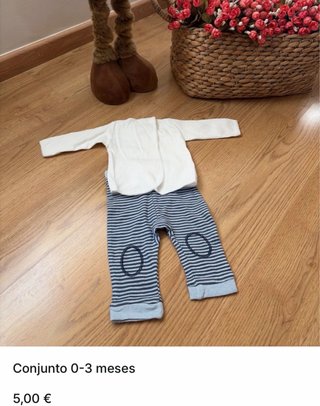 Conjunto bebé 0-3 meses