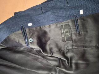 Traje chaqueta azul Easywear