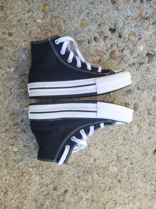 Zapatillas Converse All Star Negras. Número 32