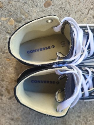 Zapatillas Converse All Star Negras. Número 32