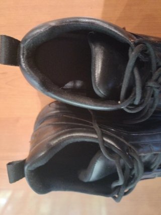 Zapatos plataforma chica negros