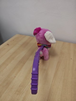 Peluche Cagnolino Rosa Interattivo con Guinzaglio