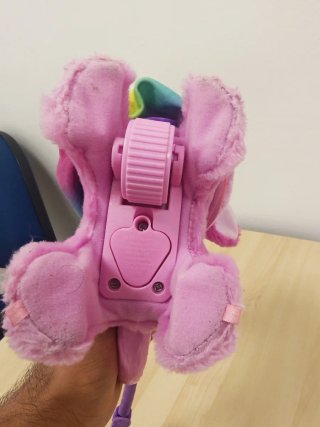 Peluche Cagnolino Rosa Interattivo con Guinzaglio