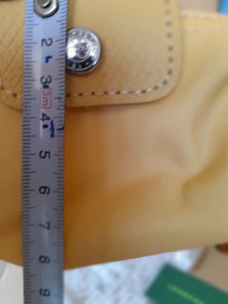 Monedero amarillo Longchamp  charm