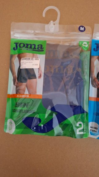 Lote 4 boxers Joma Talla M