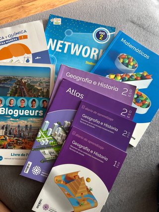 Libros de texto 2° ESO