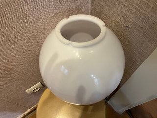 Pantalla esférica blanca para exterior 30 cm